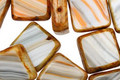 Czech Glass Oyster Square 10mm