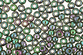 TOHO Gold Lustered Emerald Round 11/0 Seed Bead