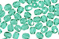 Czech Fire Polished Glass Emerald Round 3mm