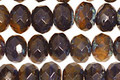 Czech Glass Wicked Garden Fire Polished Rondelle 6x9mm