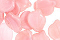 Czech Glass Rose Curved Leaf 12x14mm