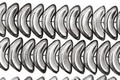 Czech Glass Silver Small Angel Wings 4x10mm