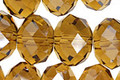 Ale Crystal Faceted Rondelle 14mm
