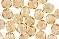 Czech Fire Polished Glass Luster Transparent Champagne Round 6mm