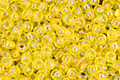 TOHO Transparent Rainbow Lemon Round 11/0 Seed Bead