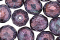 Czech Fire Polished Glass Luster Transparent Amethyst Round 10mm
