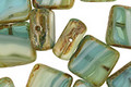Czech Glass Peruvian Opal Square 10mm