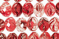 Czech Glass Licorice Fire Polished Rondelle 6x9mm