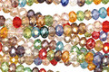 Multi Crystal Faceted Rondelle 3mm