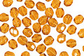 Czech Fire Polished Glass Dark Topaz Round 3mm