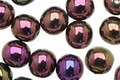 Czech Glass Iris Purple Round 8mm