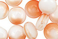 Czech Glass Creamsicle Puff Coin 10mm