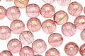 Czech Glass Luster Transparent Topaz/Pink Round 6mm