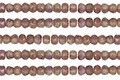 Czech Glass Lilac Garden Fire Polished Rondelle 2x3mm