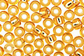 TOHO Medium Topaz (with Silver Lining) Round 8/0 Seed Bead