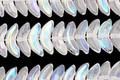Czech Glass Crystal AB Small Angel Wings 4x10mm