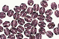 Czech Fire Polished Glass Silver Lined Tanzanite Round 4mm