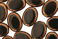 Czech Glass Bronze Jet Oval 12x9mm