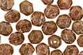 Czech Fire Polished Glass Luster Transparent Gold/Smoky Topaz Round 6mm