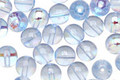 Czech Glass Light Sapphire AB Round 6mm