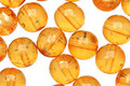 Czech Glass Coated Sunshine Dust Round 8mm