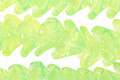 Czech Glass Neon Green 3 Petal Bellflower 9x11mm
