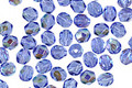 Czech Fire Polished Glass Sapphire AB Round 4mm