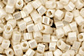 TOHO Opaque Lustered Navajo White Cube 1.5mm Seed Bead