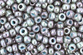 TOHO Marbled Opaque Turquoise/Luster Transparent Blue Round 11/0 Seed Bead