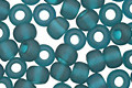 TOHO Transparent Frosted Teal Round 6/0 Seed Bead