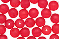 Czech Glass Matte Siam Ruby Round 6mm