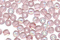 Czech Glass Light Amethyst AB Round 4mm
