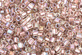 TOHO Crystal (with Rose Gold Lining) Cube 1.5mm Seed Bead