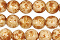 Czech Glass Bisque Picasso Round 8mm