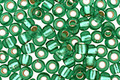 TOHO Frosted Dark Peridot (with Silver Lining) Round 6/0 Seed Bead