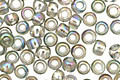 TOHO Transparent Rainbow Black Diamond Round 8/0 Seed Bead
