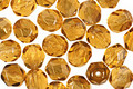 Czech Fire Polished Glass Twilight Topaz Round 6mm
