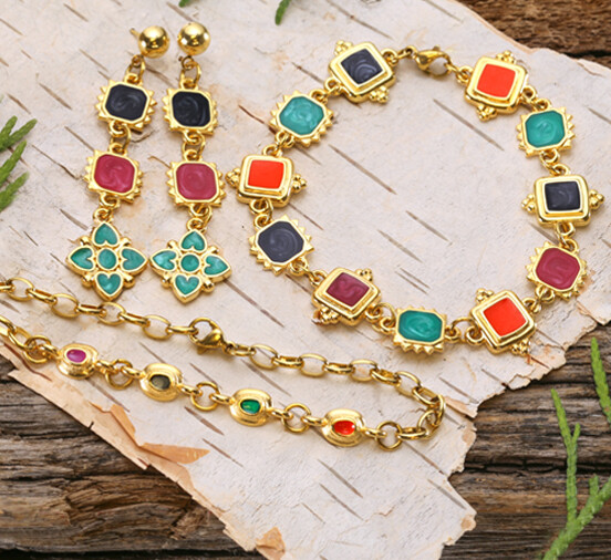 Enameled Jewelry