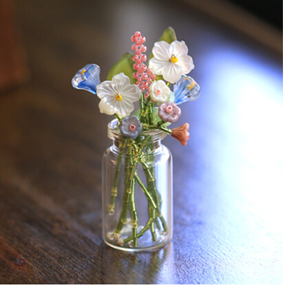 Mini Beaded Flower Bouquet