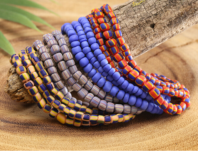 Java Glass Gooseberry Beads
