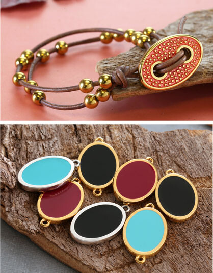 Enamel Oval Focals & Links