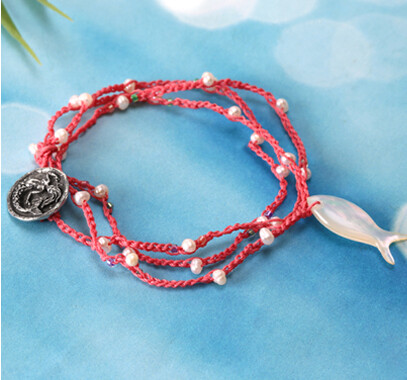 Pearl Crocheted Bracelet