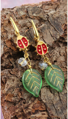 Ladybug earrings