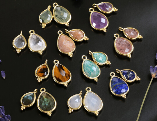 Faceted Gemstone Focals