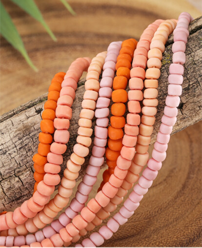 Java Glass Gooseberry Beads