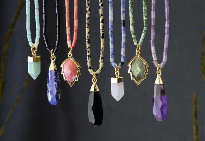 Gemstone Faceted Focals