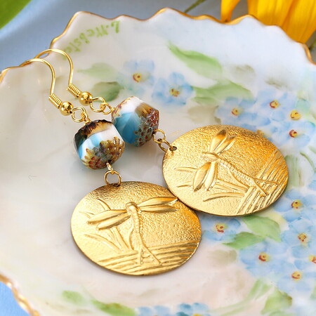 Zephyr Dragonfly Earrings