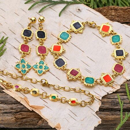 Color Pop Bracelet & Earring Set