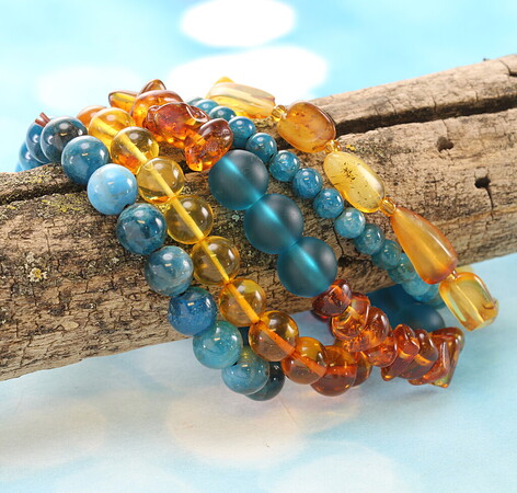 Amber Skies Bracelet Stack