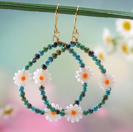 Retro Daisy Earrings